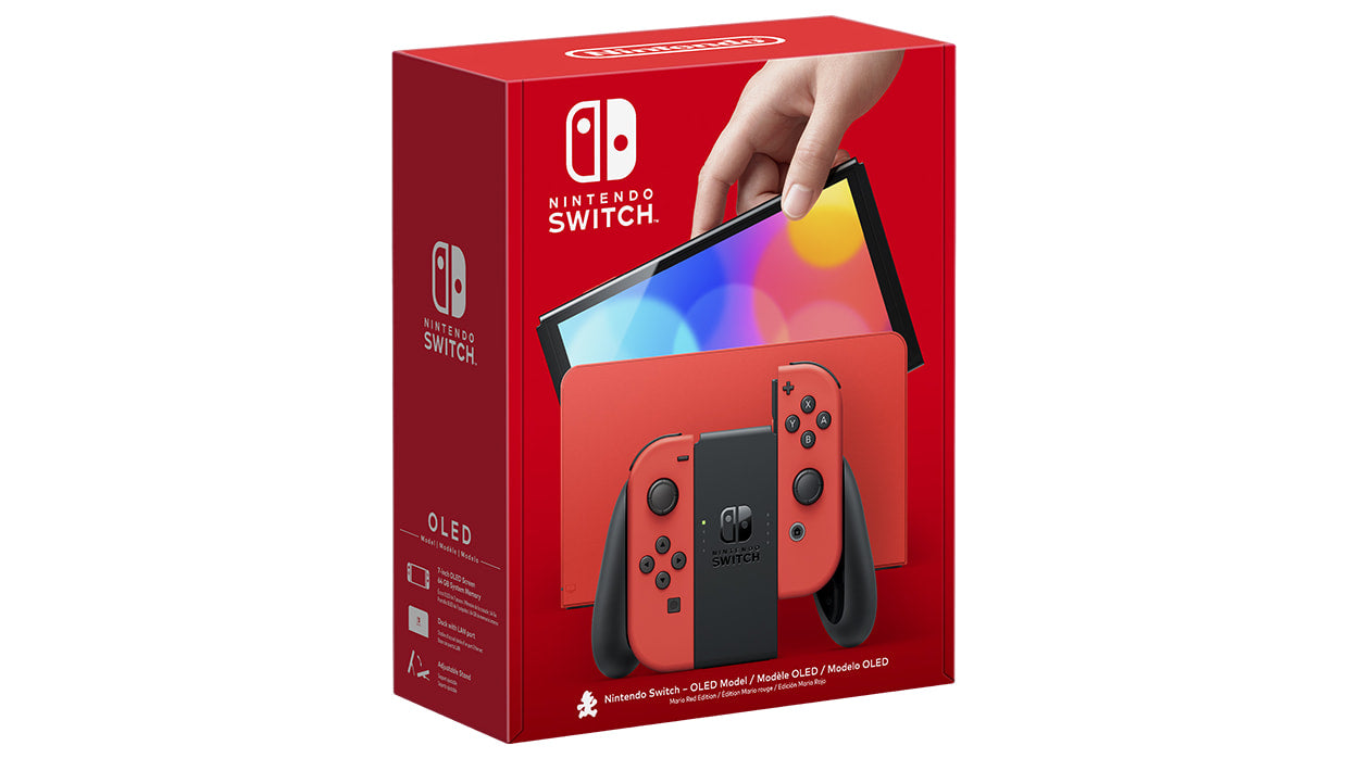 Nintendo Switch Oled Model Mario Red Edition Bexo Perú