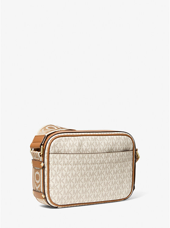Maeve Large Logo and Faux Leather Crossbody Bag