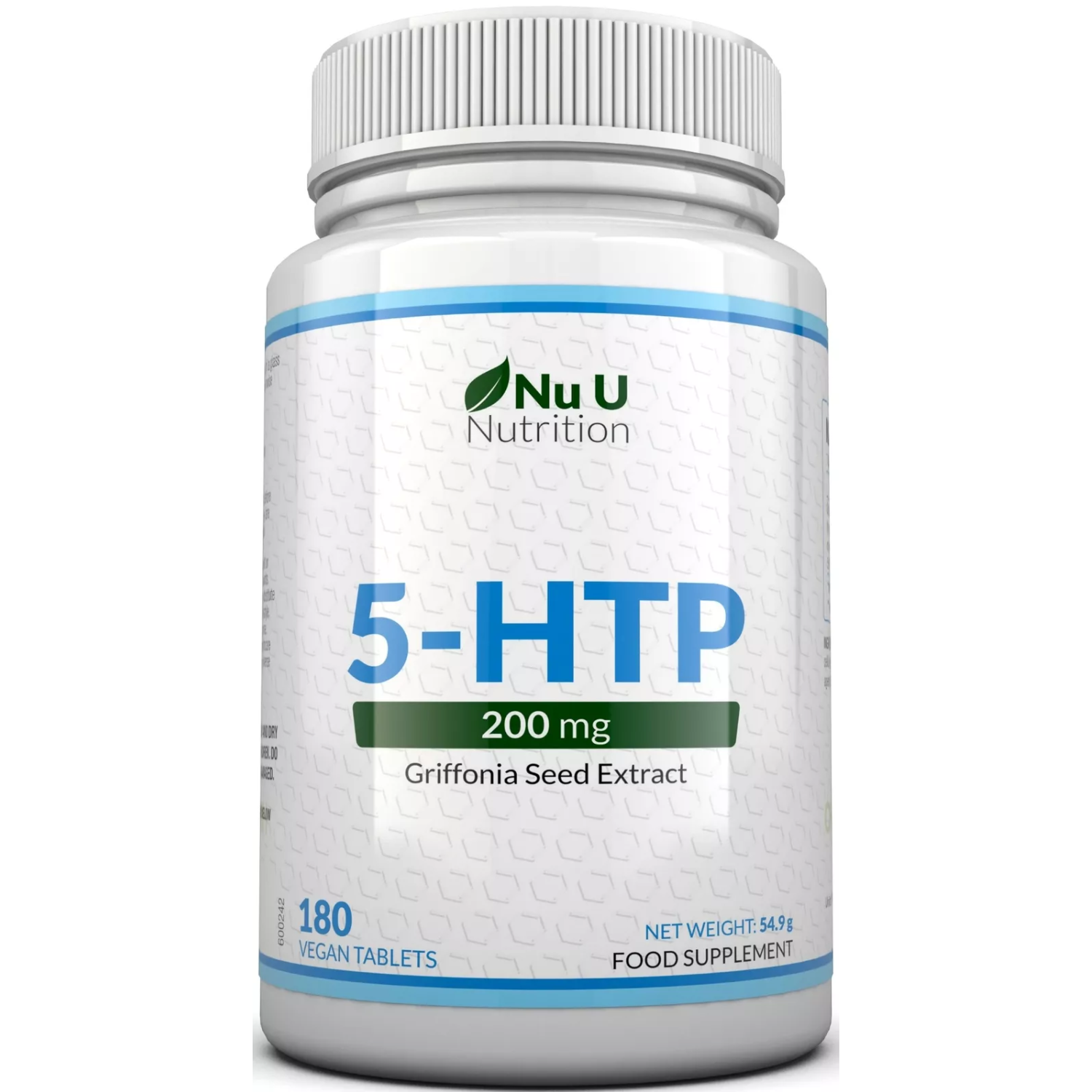 5-HTP 200 MG NU U 180 TABLETAS VEGANO NO GMO