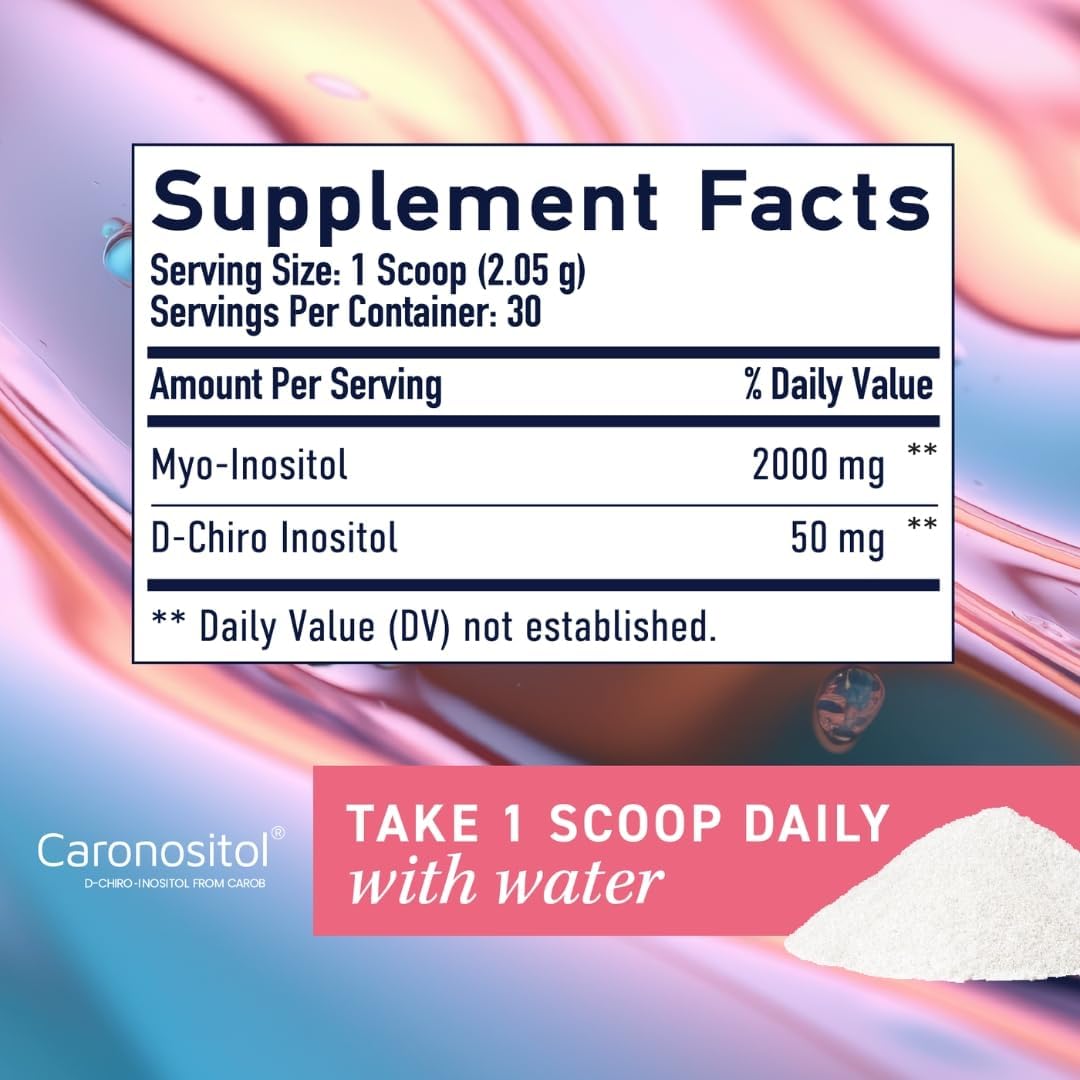 MYO & D CHIRO INOSITOL  2050 MG 30 SERVICIOS 61.5 GRAMOS  VEGANO NO GMO SMNUTRITION