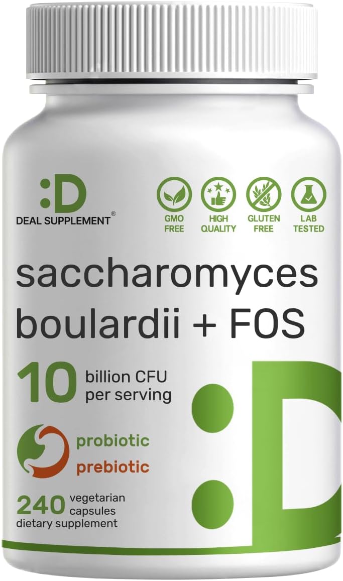 SACCHAROMYCES BOULARDII 10 BILION DEAL 240 CAPSULAS VEGETALES NO GMO