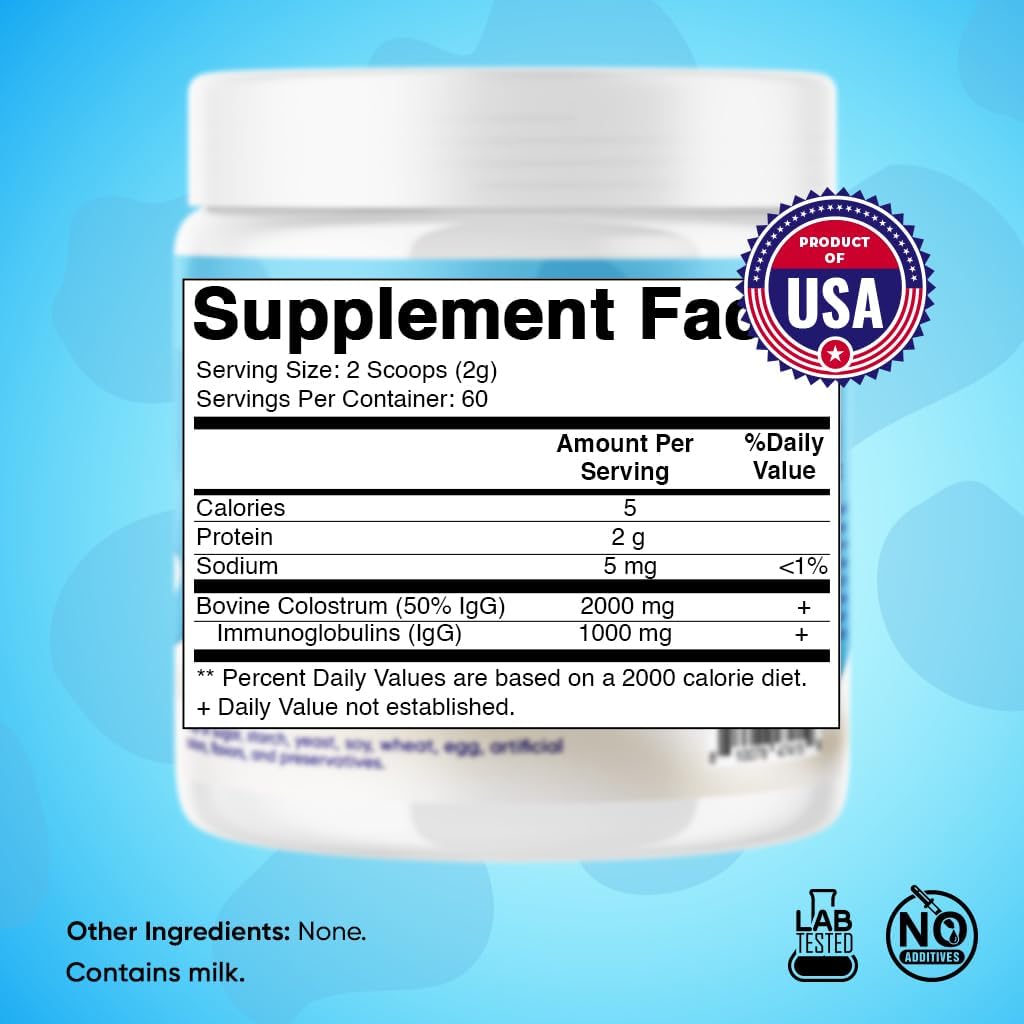 CALOSTRO BOVINO 50% IgG 3000 MG 120G VITAMATIC