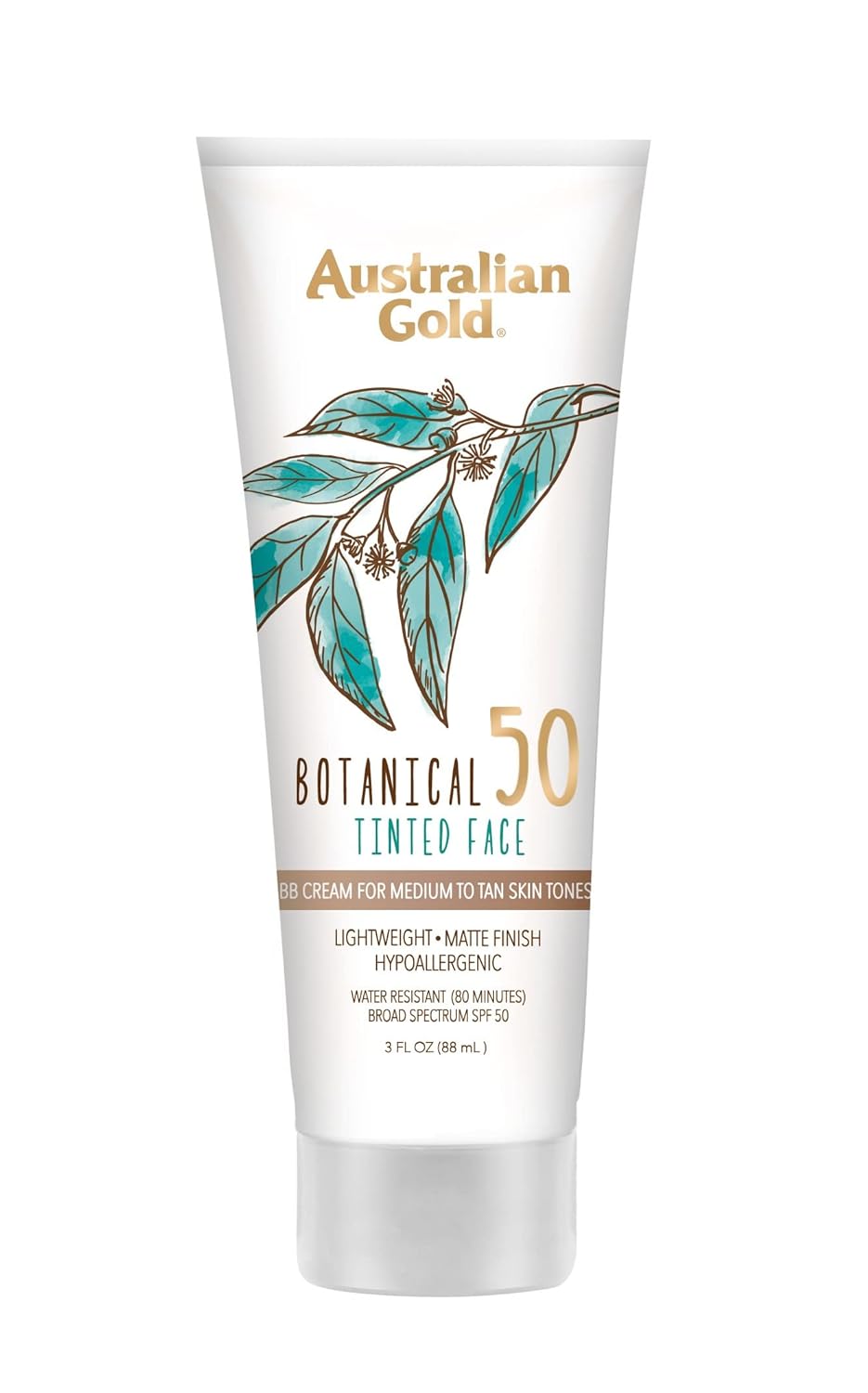 BLOQUEADOR + BB CREAM 50 SPF TONO MEDIO 88 ML AUSTRALIAN GOLD