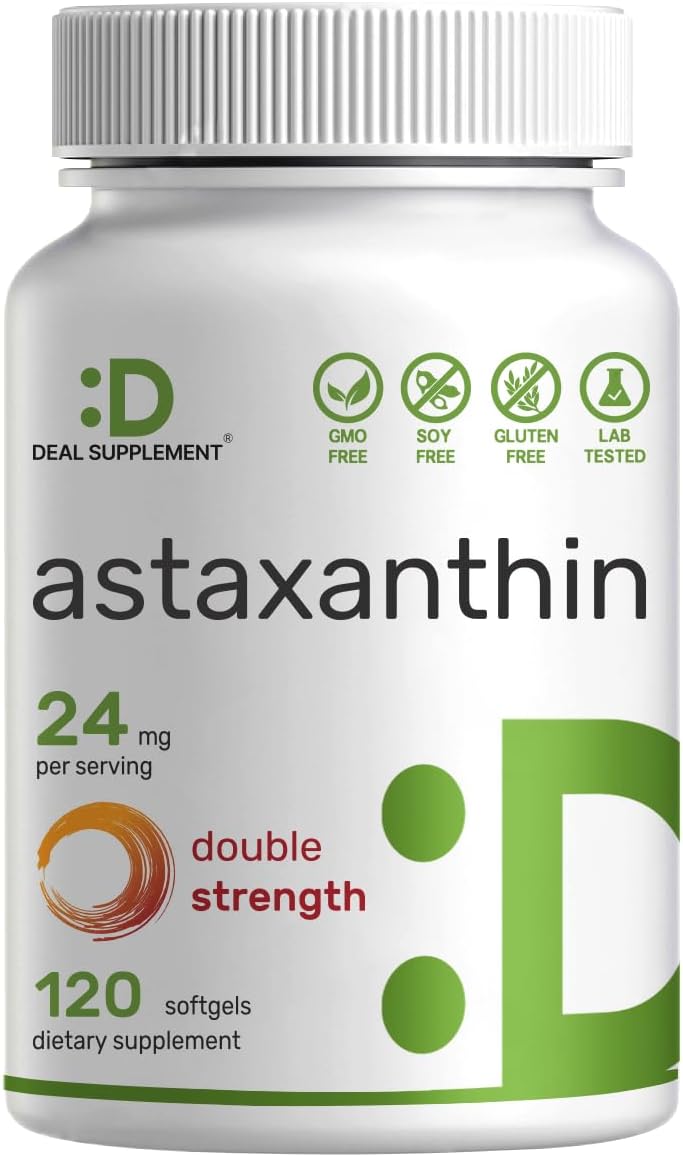 ASTAXANTINA 24 MG DEAL 120 CAPSULAS BLANDAS NO GMO