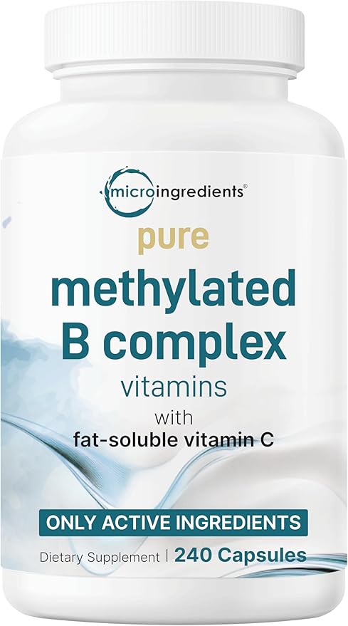 VITAMINA B COMPLEX 11 EN 1 METILADO MICROINGREDIENTS 240 CAPSULAS NO GMO