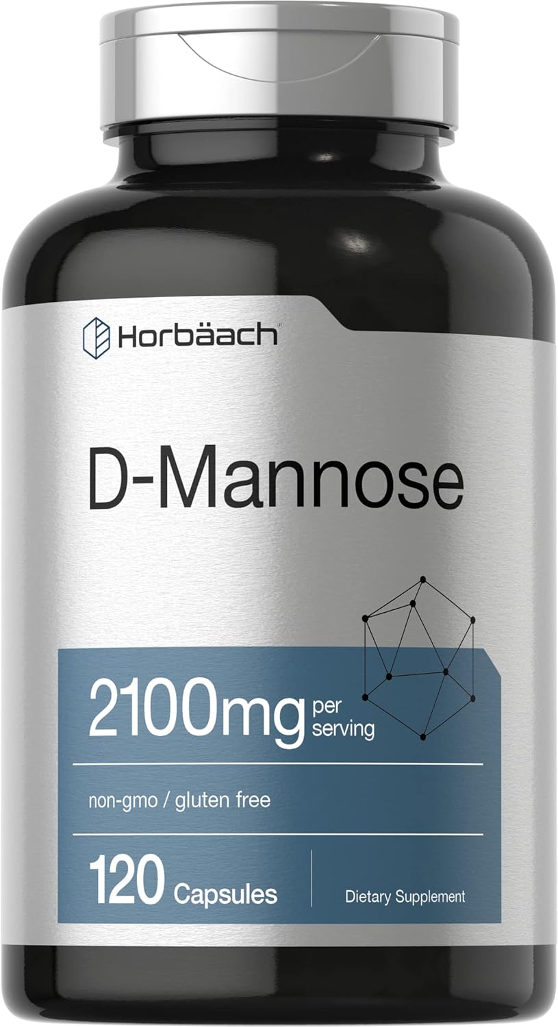 D MANNOSA 2100 MG HORBAACH 120 CAPSULAS NO GMO SIN GLUTEN