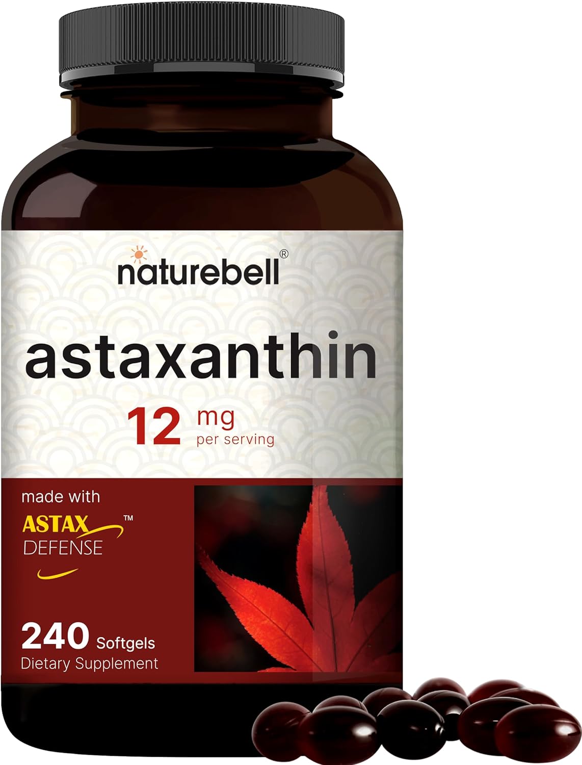 ASTAXANTINA NATUREBELL 12 MG 240 CAPSULAS BLANDAS