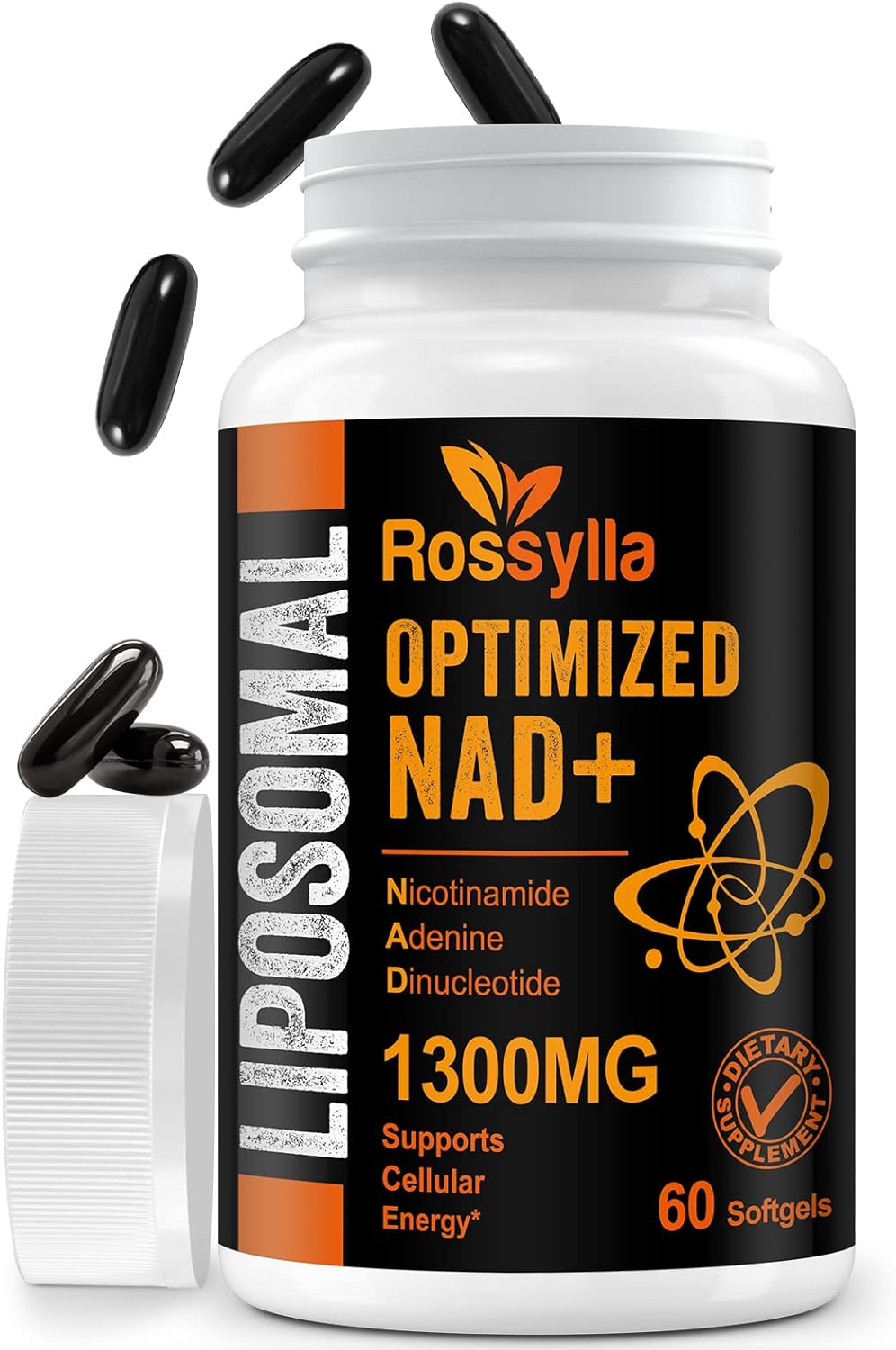 NAD+ 1300 MG 60 CAPSULAS BLANDAS SIN GMO ROSSYLLA