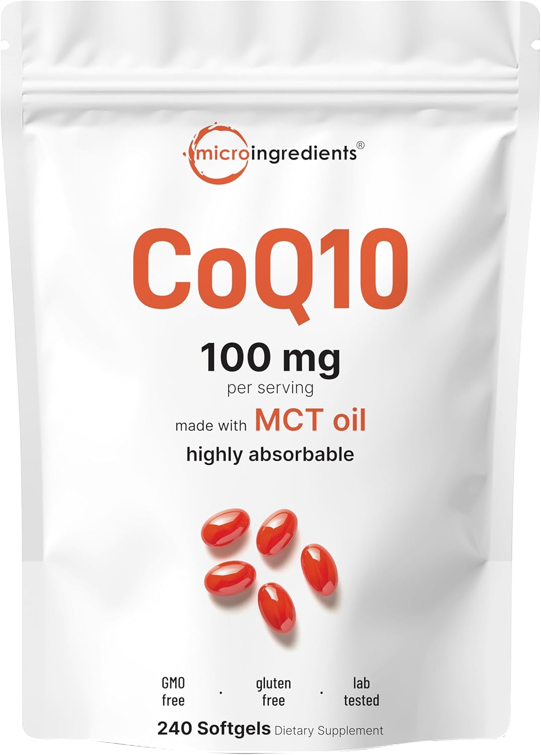 COQ10 100MG 240 CAPSULAS BLANDAS MICROINGREDIENTS NO GMO