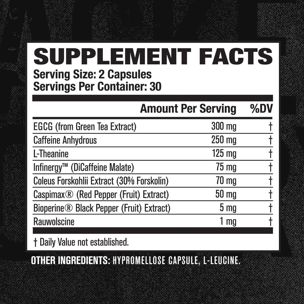 THERMO XT CON EGCG, CAPSIMAX, FORSKOLINA 876 MG 60 CÁPSULAS VEGANO JACKED FACTORY