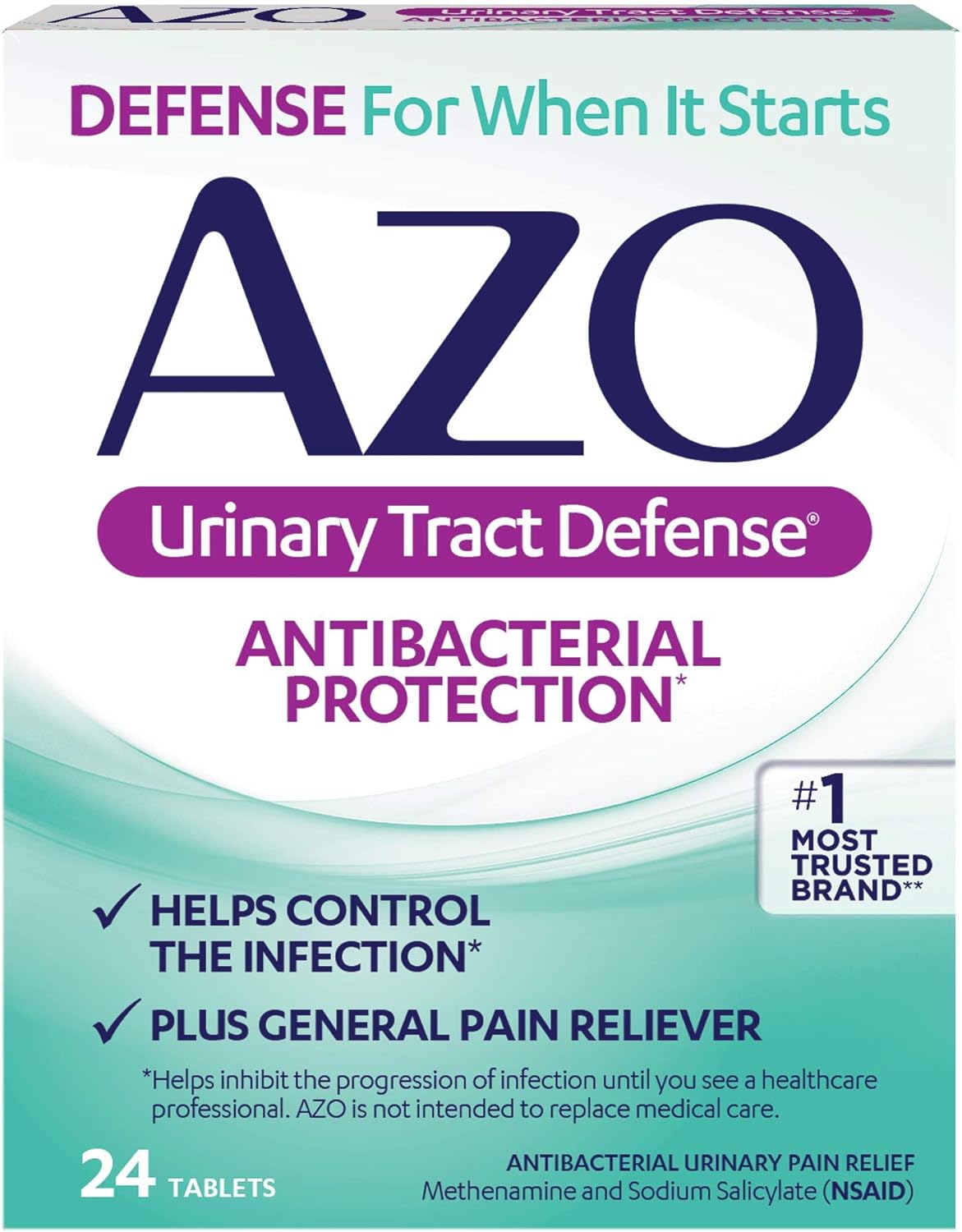 AZO URINARY PROTECTION 24 TABLETAS