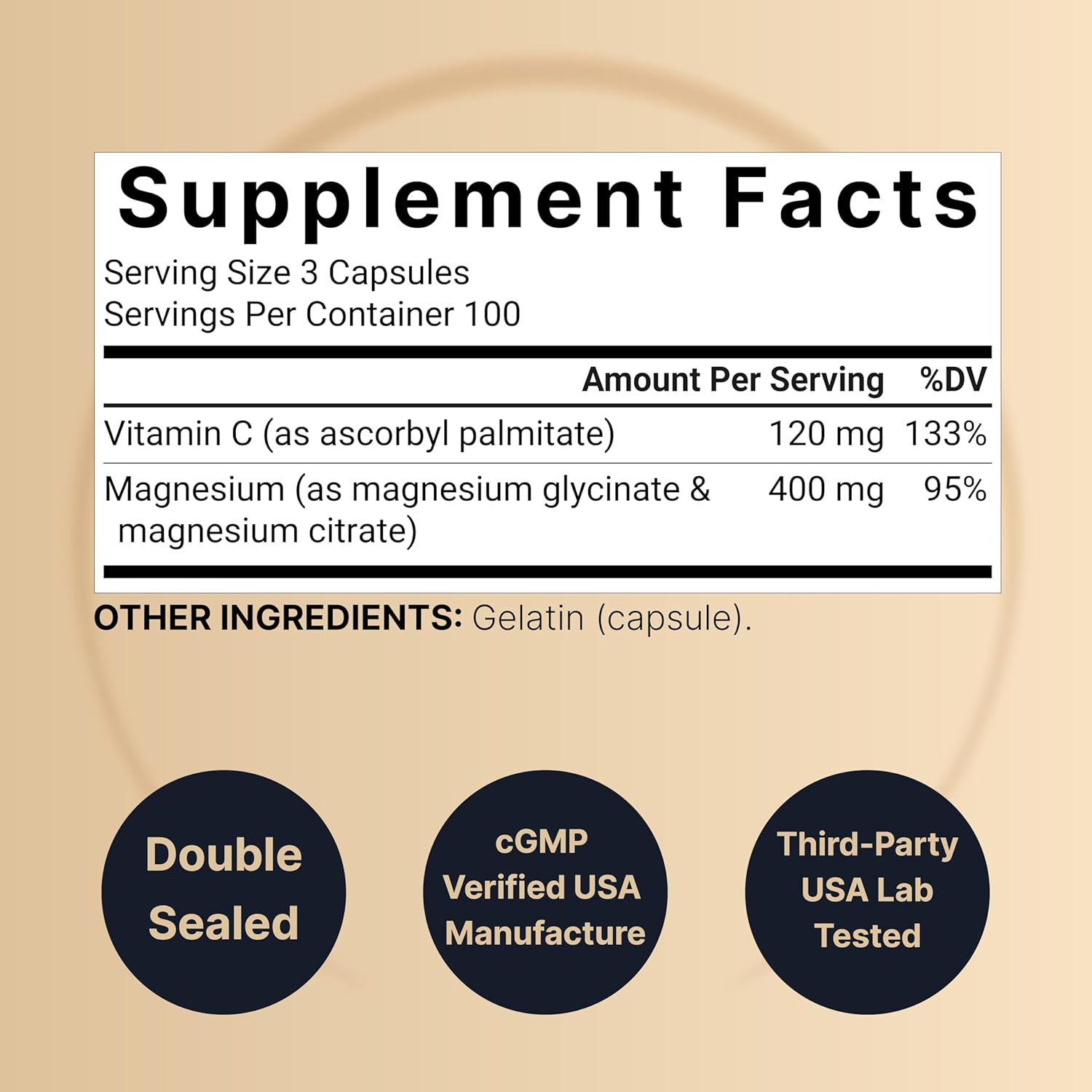 GLICINATO DE MAGNESIO CON CITRATO NATUREBELL 400 MG 300 CAPSULAS NO GMO