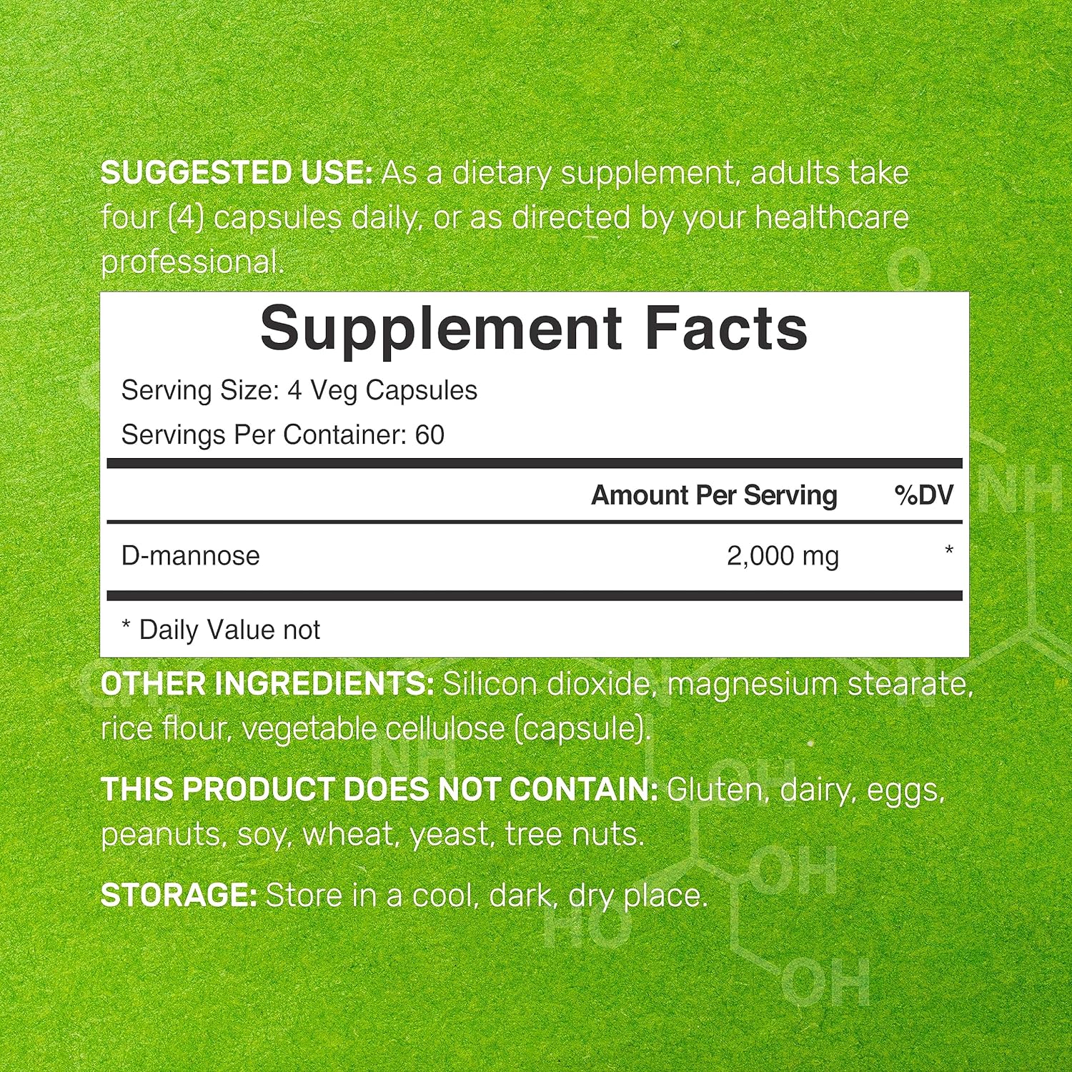 D MANOSA DEAL 2000 MG 240 CAPSULAS SIN GMO