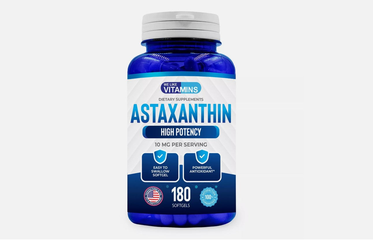 ASTAXANTINA 10 MG 180 CAPSULAS BLANDAS NO GMO WE LIKE VITAMINS
