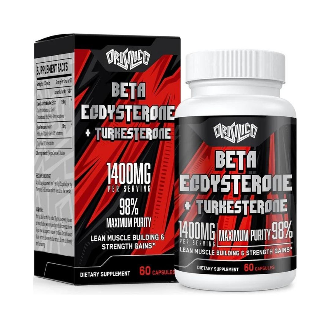 BETA ECDISTERONA 1200 MG CON TURKESTERONA 200 MG 60 CAPSULAS DRISILICO