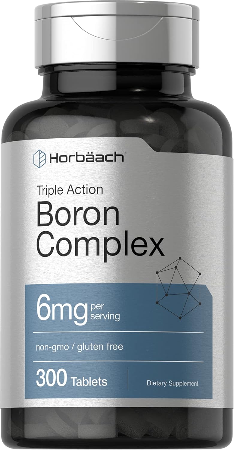 BORO COMPLEJO HORBAACH 6 MG 300 TABLETAS SIN GMO