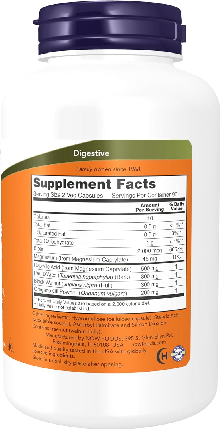 CANDIDA SUPPORT NOW 90 CAPSULAS VEGETALES NO GMO