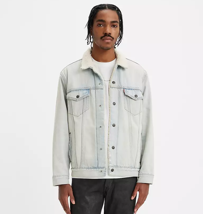 Relaxed Fit Sherpa Trucker Jacket
