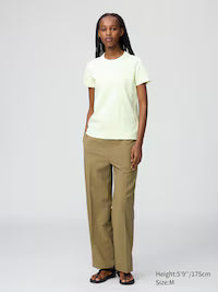 UNIQLO - Crew Neck T-Shirt Women| Camiseta de cuello redondo