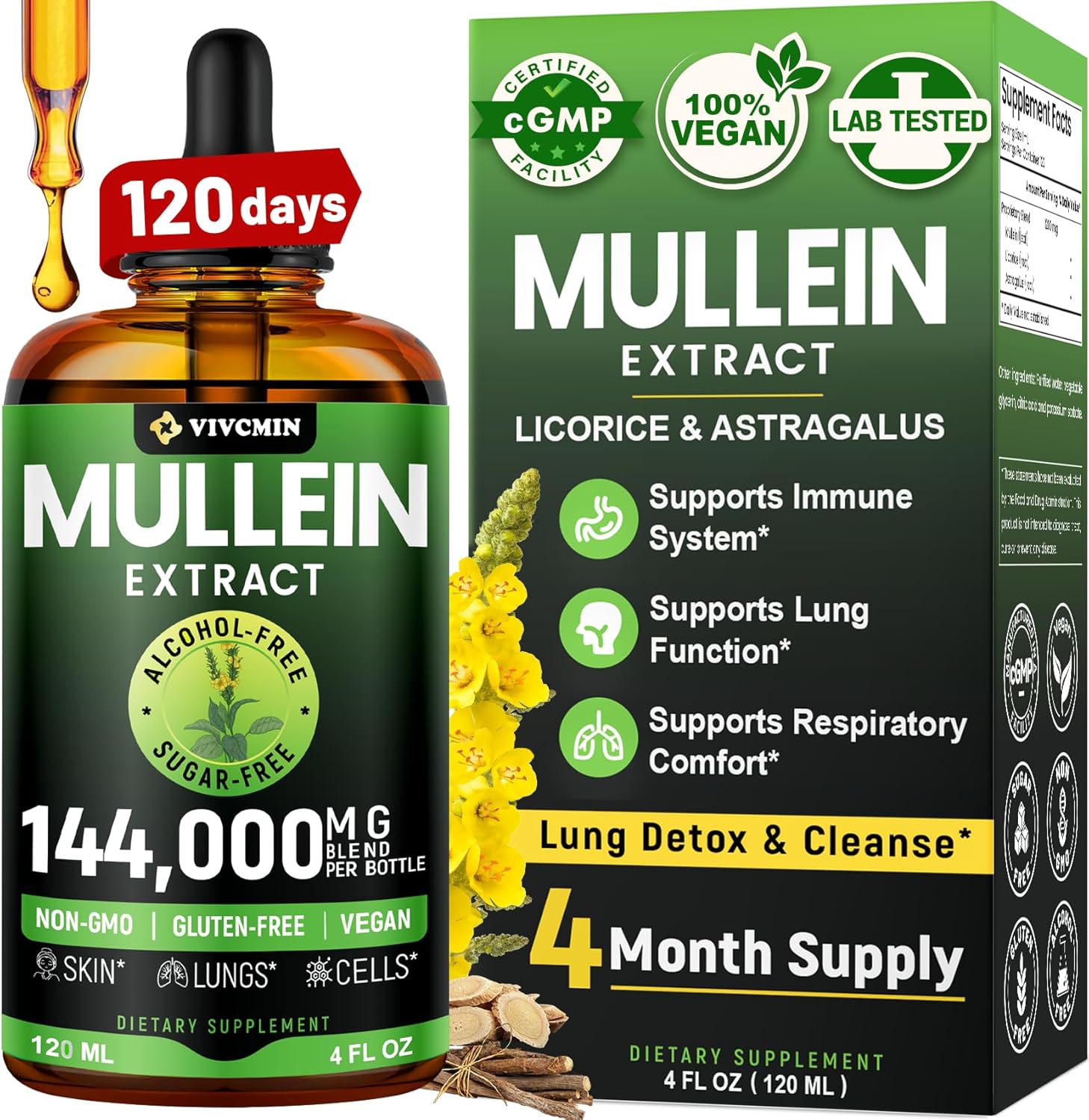 HOJA DE GORDOBOLO 144,000 MG VIVCMIN 4FLOZ LIQUIDO VEGANO NO GMO