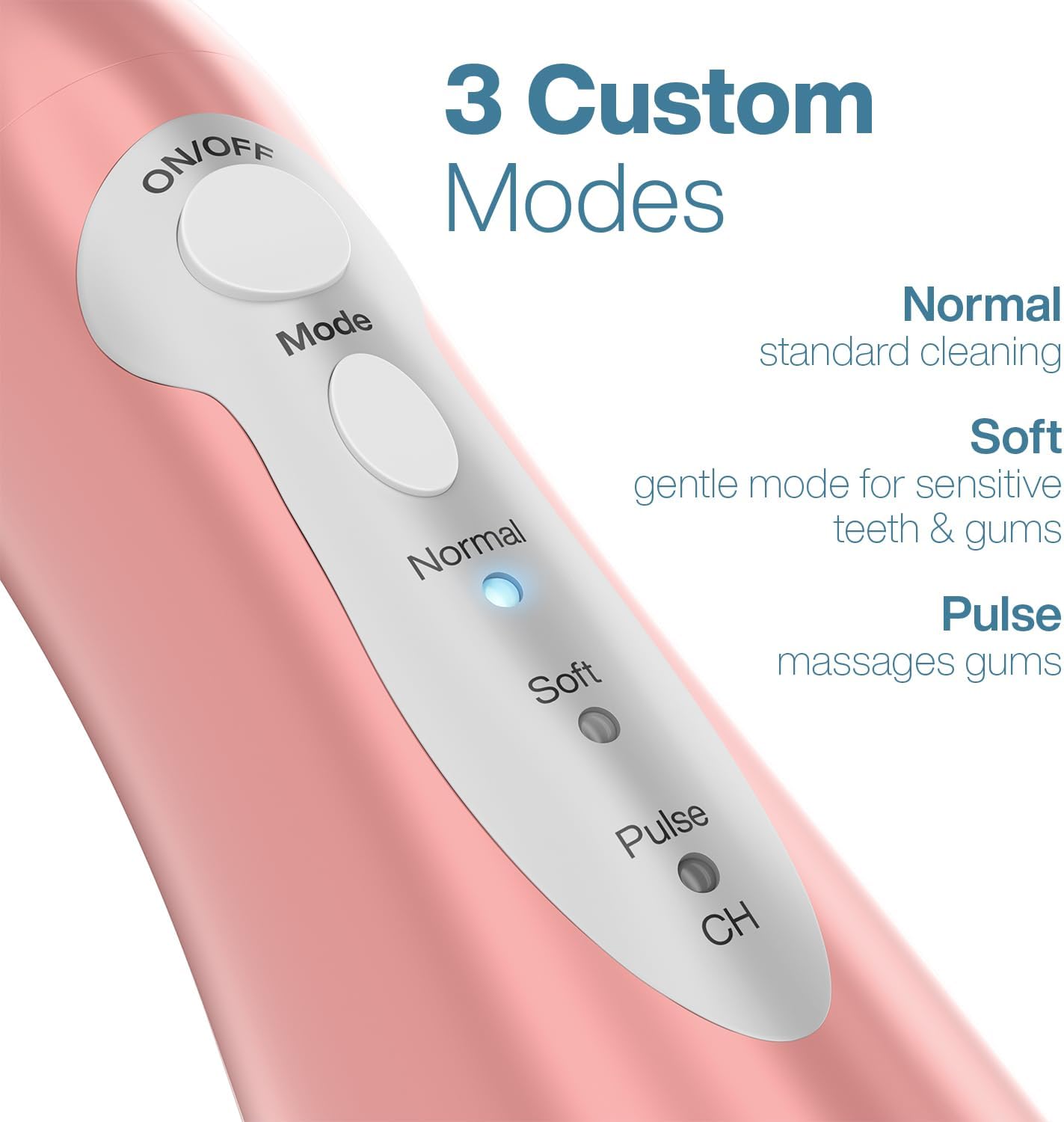 IRRIGADOR DENTAL AQUA SONIC 5 PUNTAS 3 MODOS IRRIGADOR DENTAL