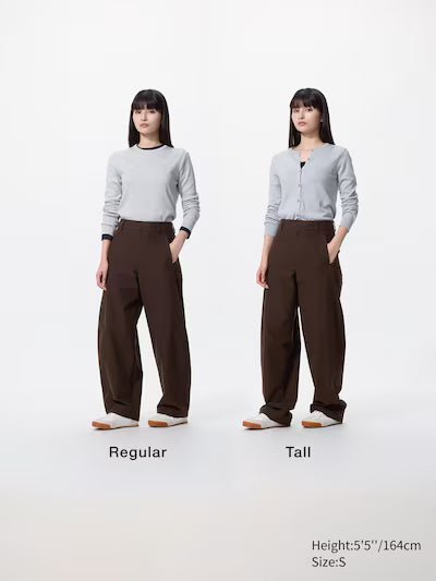 UNIQLO - Jersey Barrel Pants | Pantalones de jersey con cuello tipo barril
