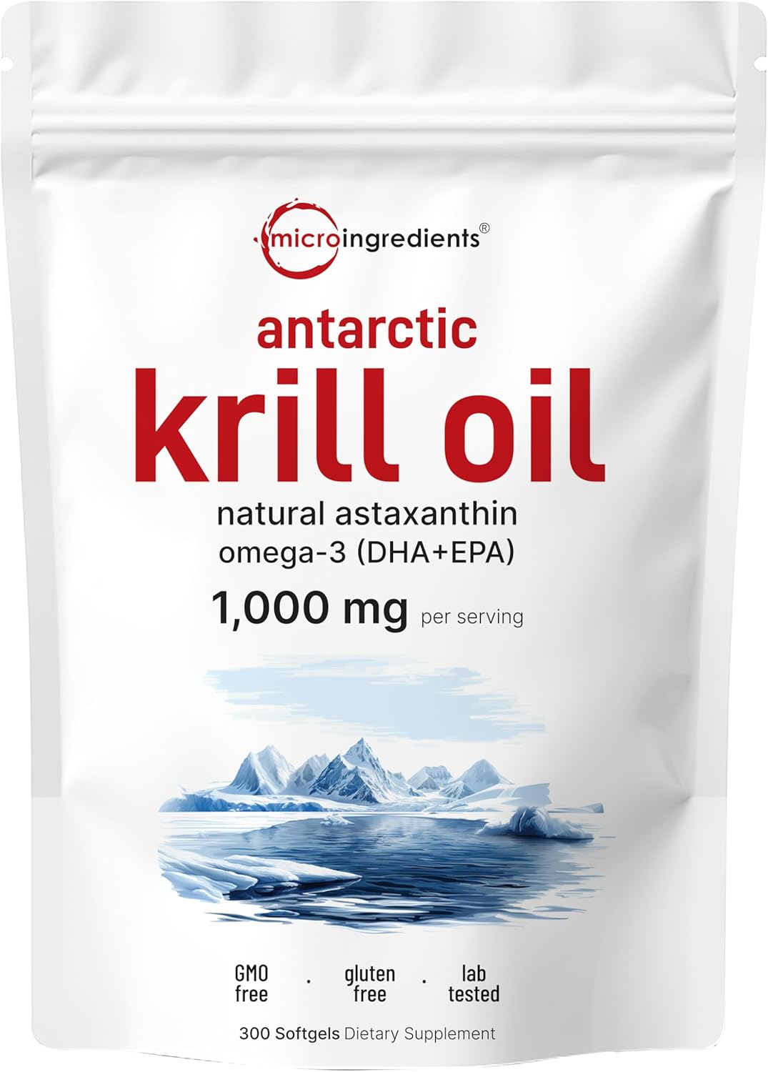 KRILL OIL ANTARCTIC OMEGA 3 MICROINGREDIENTS 1000 MG 300 CAPSULAS BLANDAS