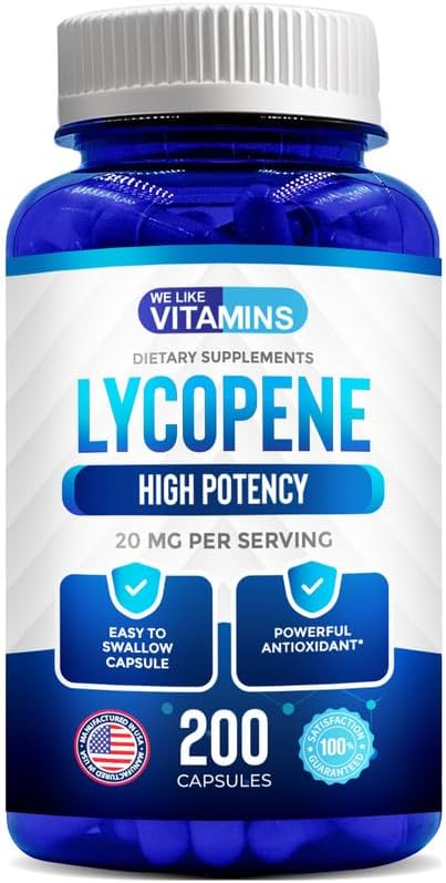 LICOPENO 20 MG 200 CAPSULAS WE LIKE VITAMINS WE LIKE VITAMINS LYCOPENE