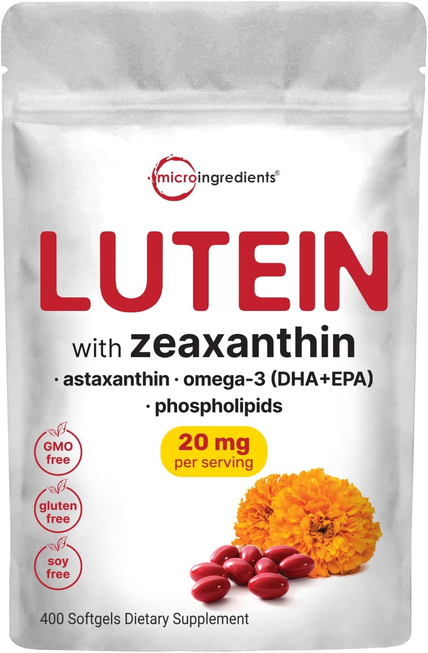 LUTEINA 20 MG MICROINGREDIENTS 400 CÁPSULAS BLANDAS NO GMO