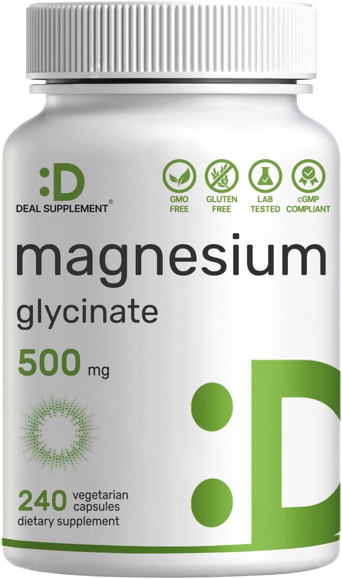 GLICINATO DE MAGNESIO DEAL 500 MG 240 CAPSULAS NO GMO