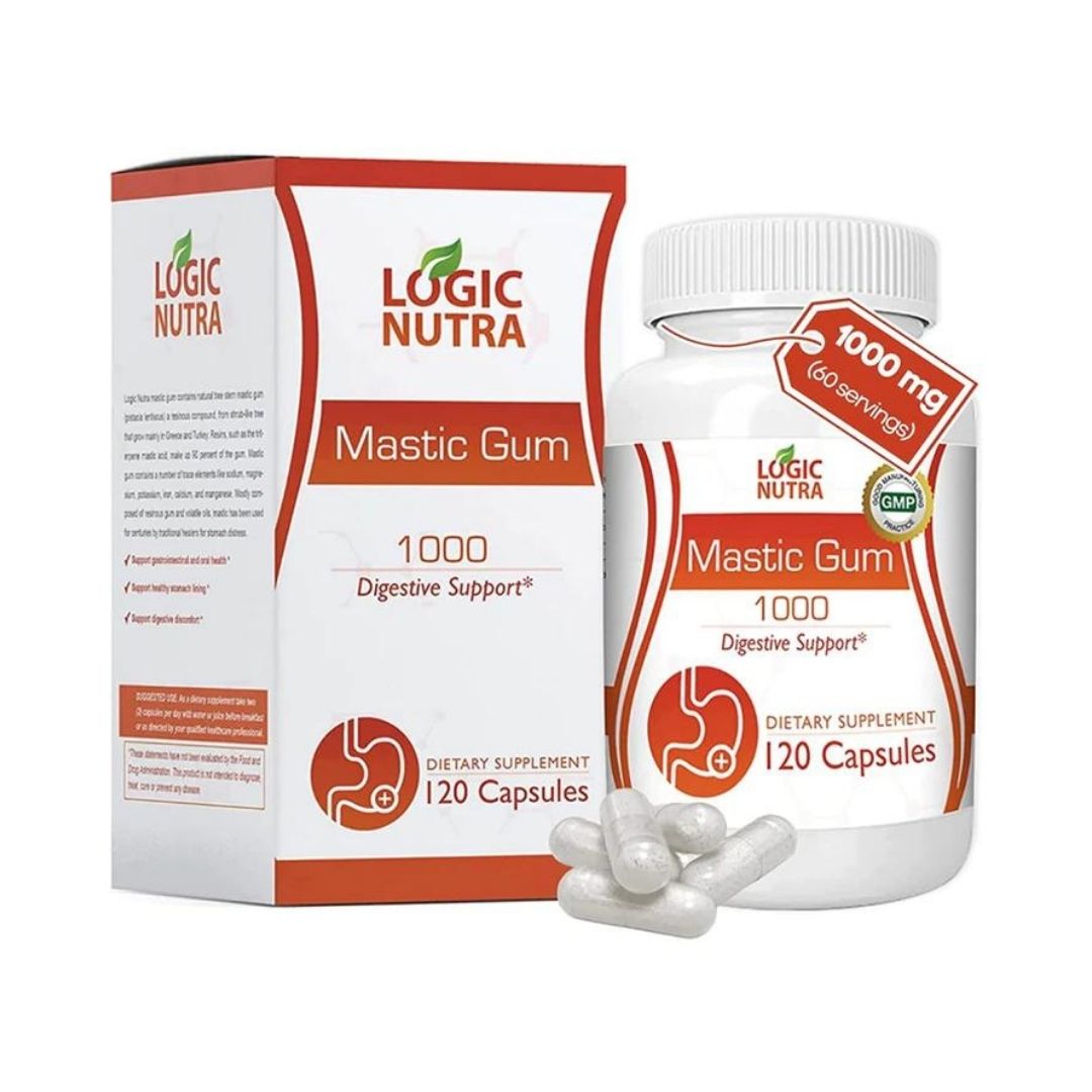 MASTIC GUM 1000 MG 120 CAPSULAS LOGIC NUTRA