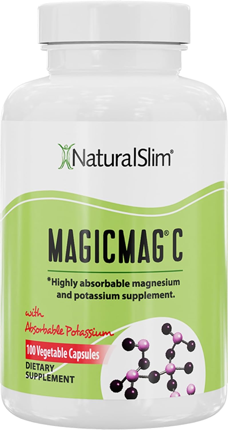 POTASIO CON MAGNESIO 730 MG 100 CÁPSULAS NATURAL SLIM VEGANO