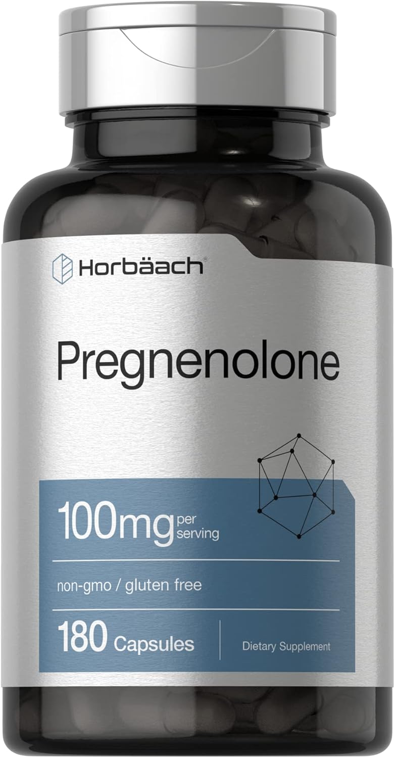 PREGNENOLONA HORBAACH 100 MG 180 CÁPSULASNO GMO