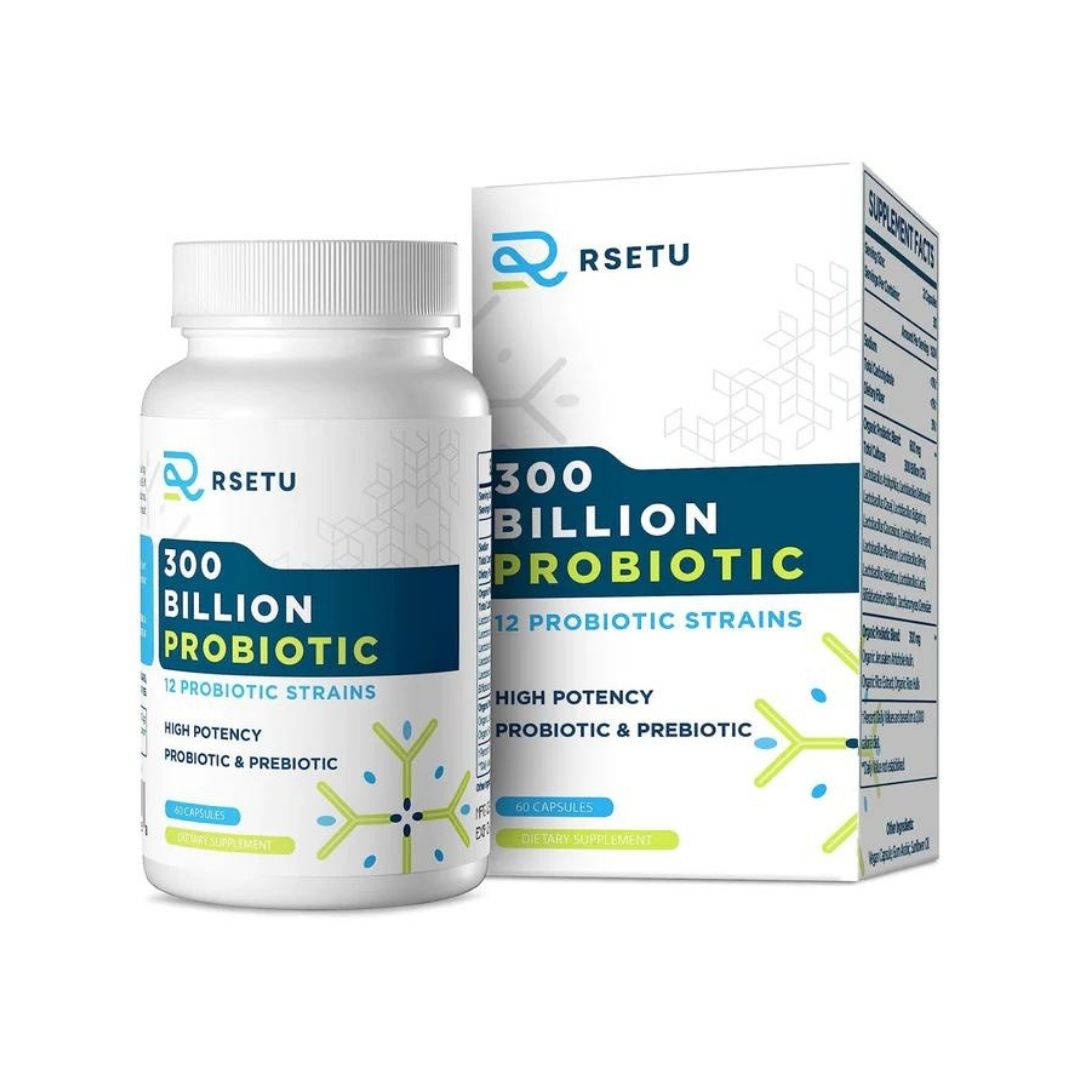 PROBIOTICOS 12 CEPAS 300 BILLONES CFU 60 CAPSULAS RSETU