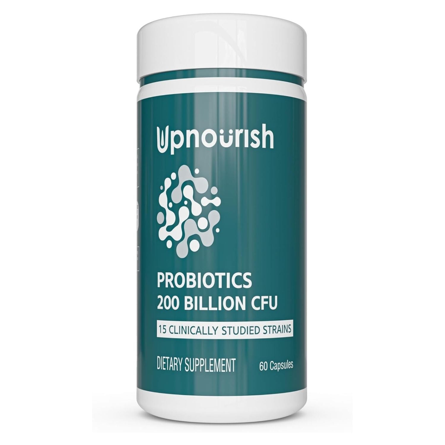 PROBIOTICOS 200 BILLONES CFU 15 CEPAS 60 CAPSULAS SIN GMO UPNOURISH