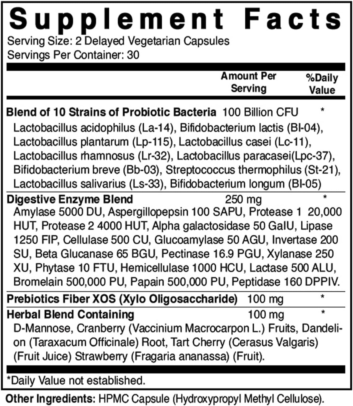 PROBIOTICOS PARA MUJERES 100 BILLONES CFU 10 CEPAS 60 CAPSULAS NO GMO BEST NATURALS