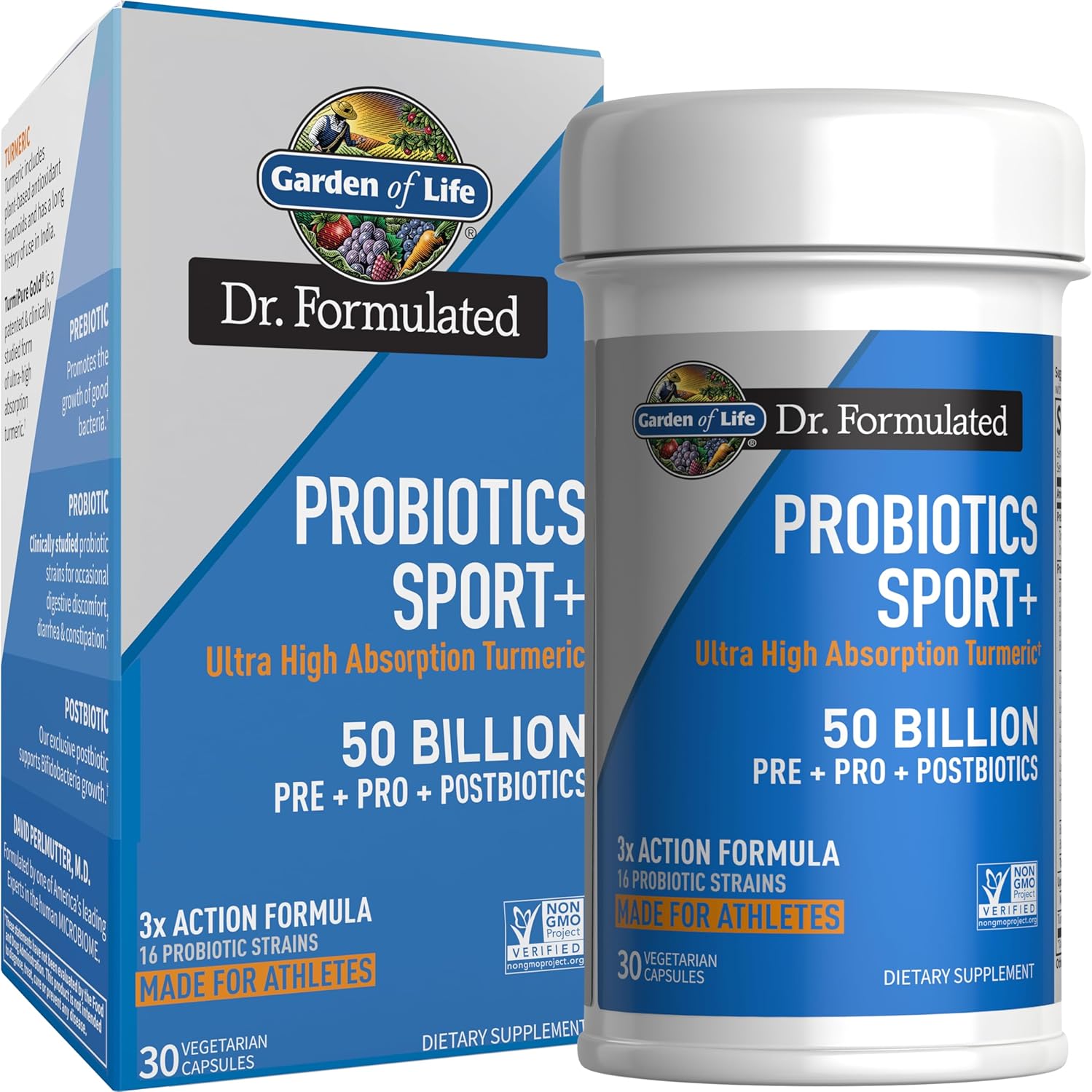 PROBIOTICOS GARDEN LIFE 50 BILLONES CFU CON PREBIOTICOS Y POSTBIOTICOS 30 CAPSULAS NO GMO
