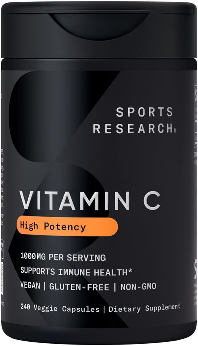 VITAMINA C 1,000 MG 240 CAPSULAS SPORTS RESEARCH