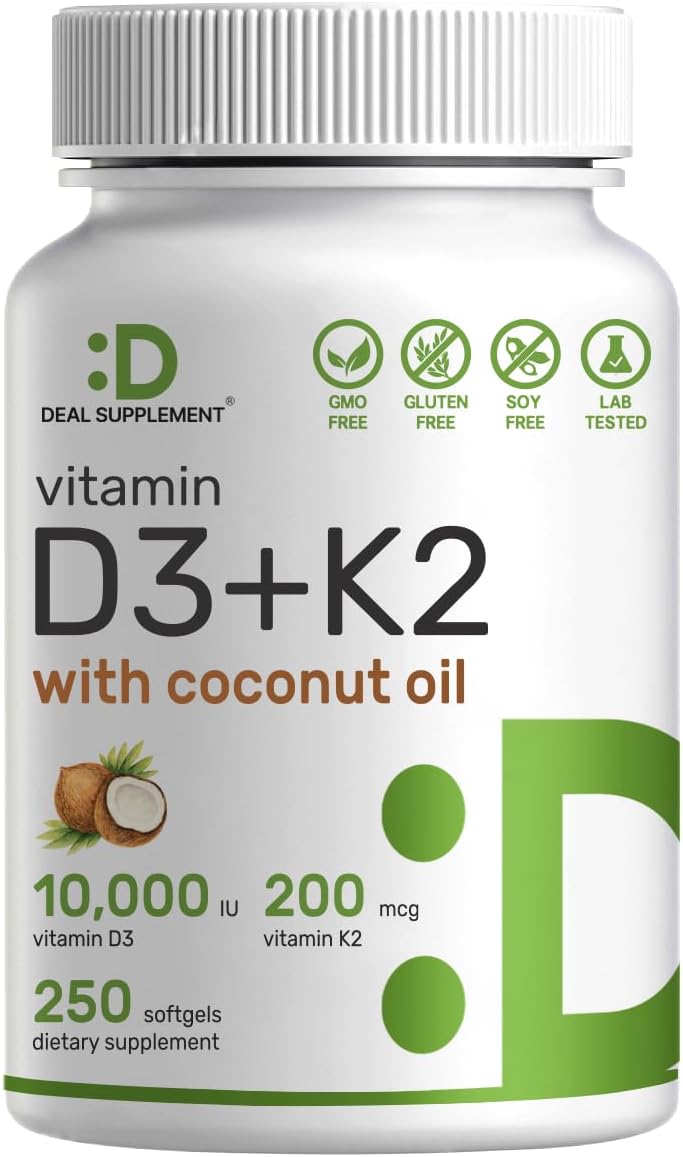 VITAMINA D3 K2 10000 UI 250 CAPSULAS BLANDAS DEAL