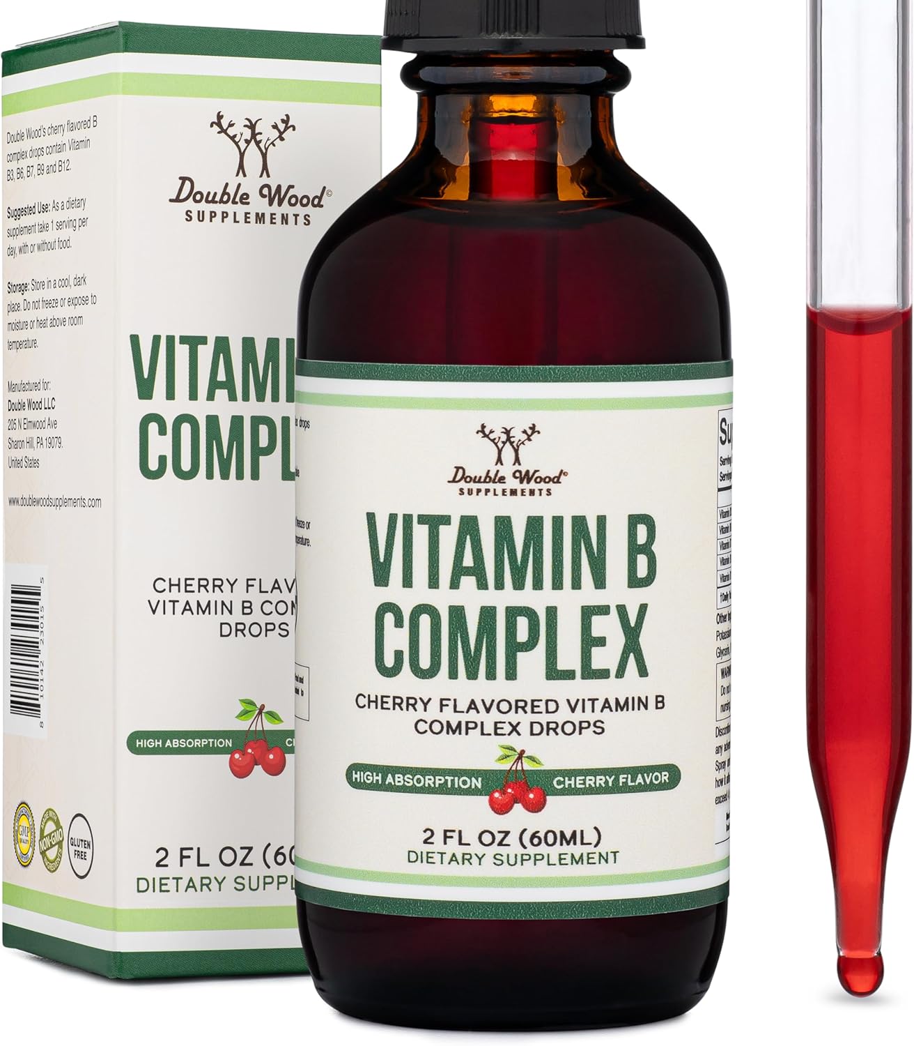 VITAMINA B COMPLEX DOUBLE WOOD 5,175MCG 60 ML