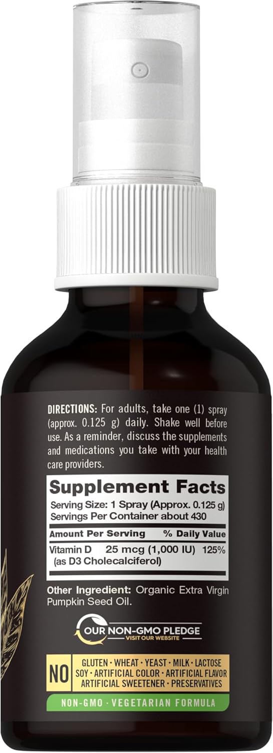 VITAMINA D3 1000 IU CARLYLE LIQUIDO 59 ML NO GMO