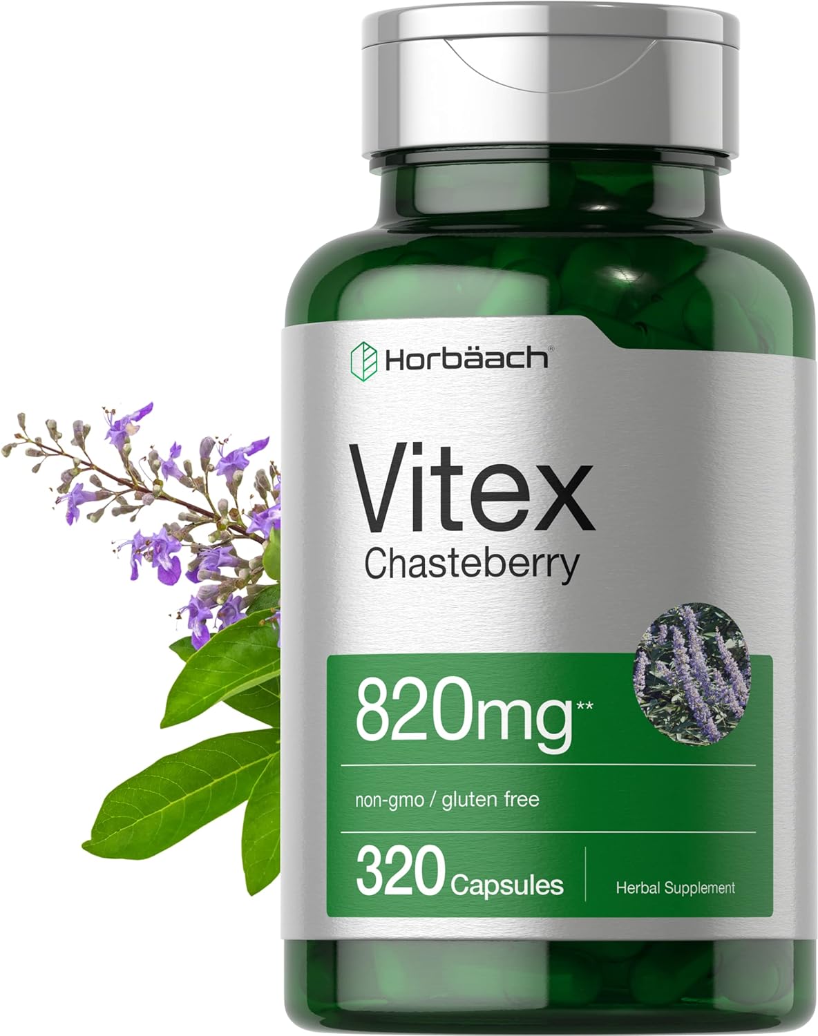 VITEX CHASTEBERRY HORBAACH 820 MG 320 CÁPSULASNO GMO