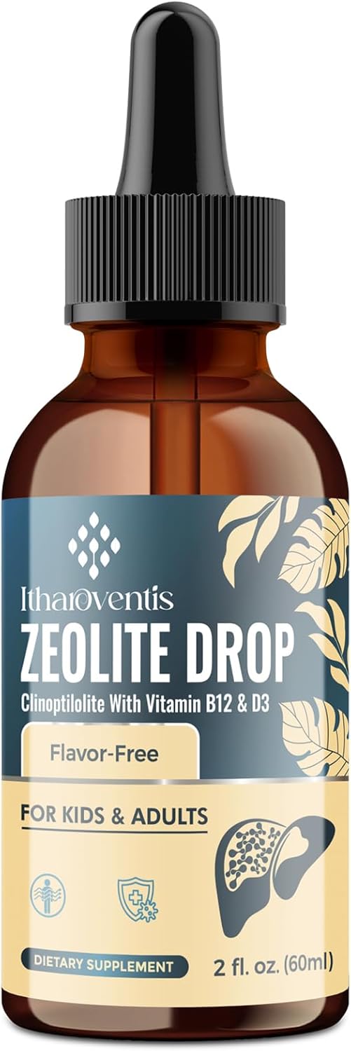 ZEOLITE DETOX 400 MG 60 ML NO GMO ITHAROVENTIS