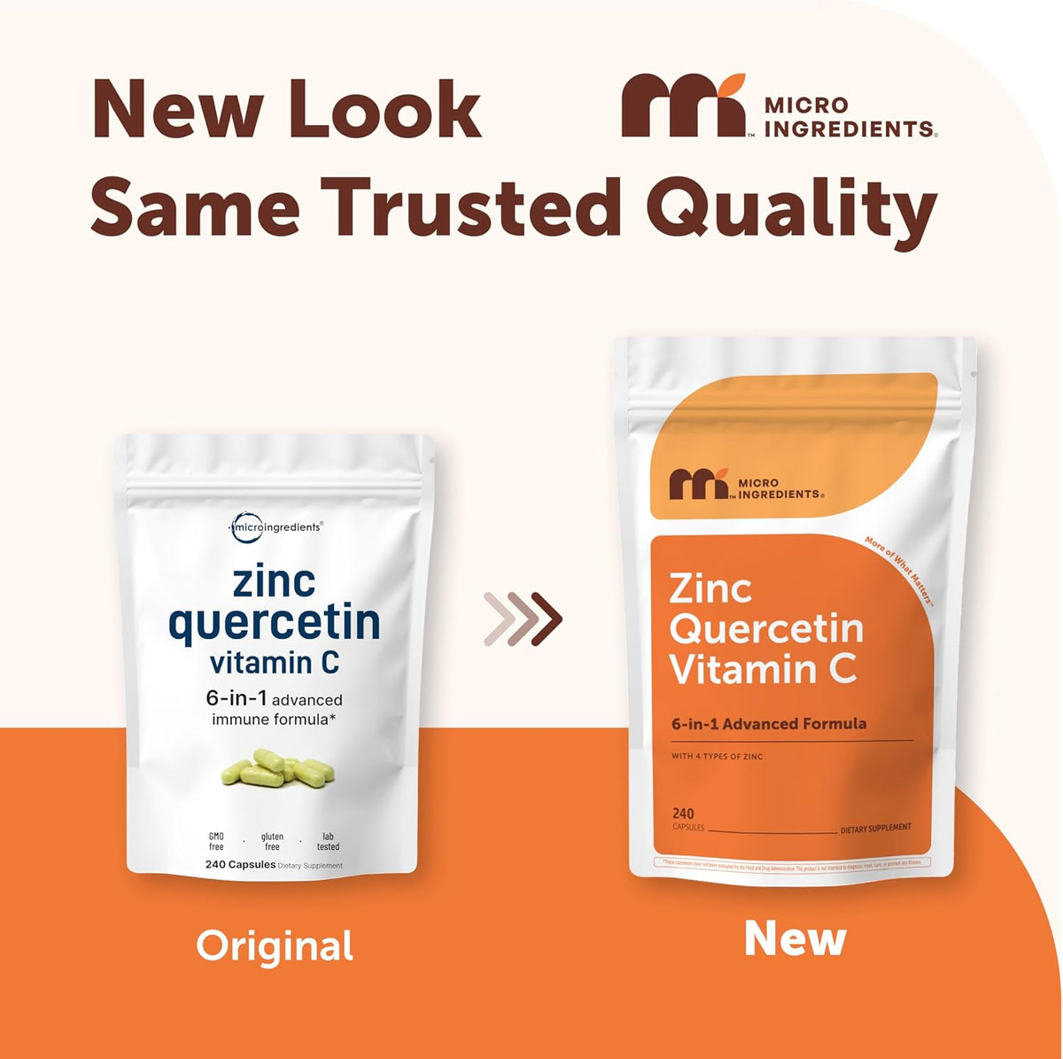 ZINC QUERCETINA MICROINGREDIENTS 1,050 MG 240 CASPULAS