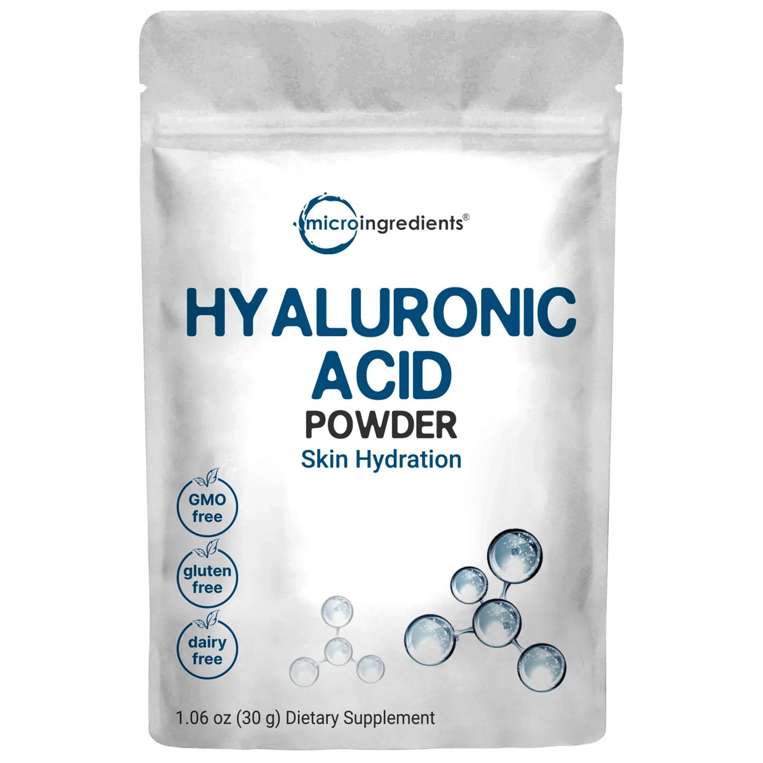 ÁCIDO HIALURONICO EN POLVO MICROINGREDIENTS 100 MG 50 G SIN GMO