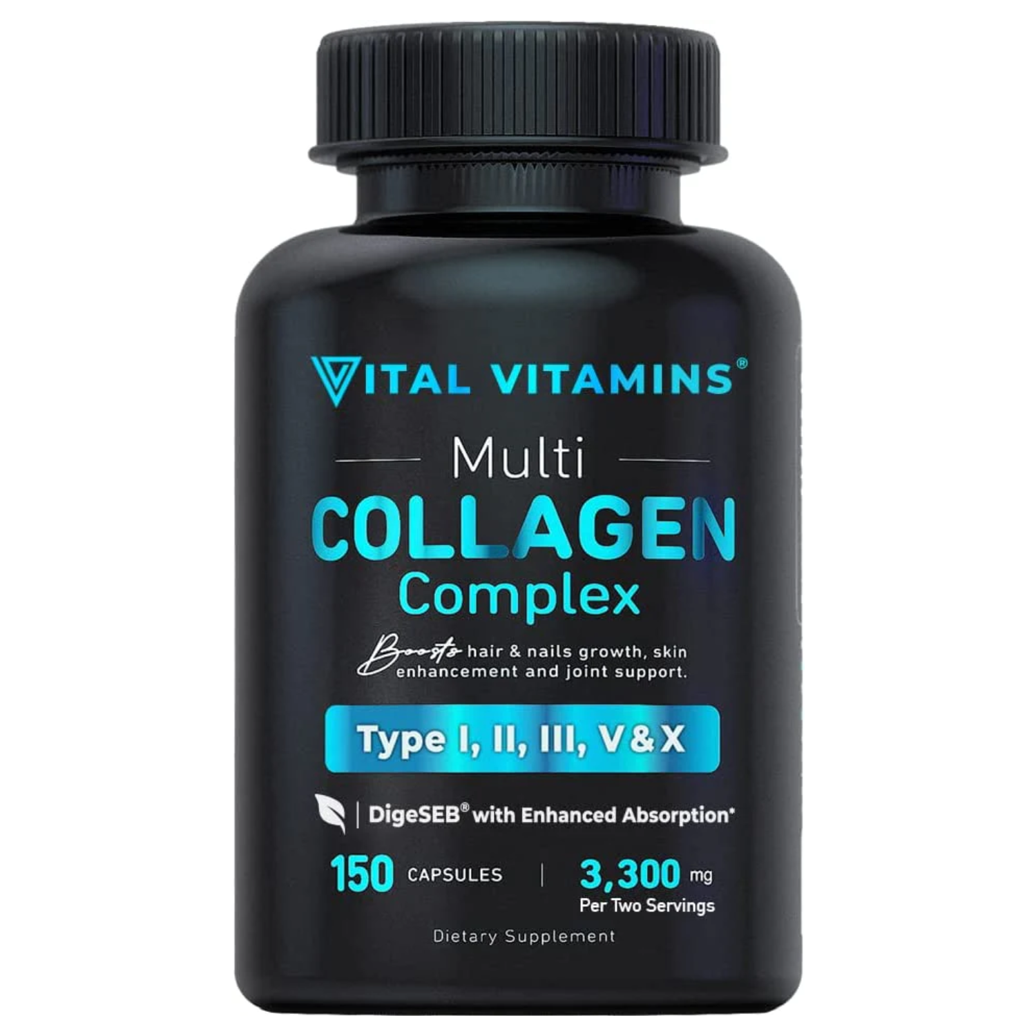 COLAGENO MULTI HIDROLIZADO 3300 MG 150 CAPSULAS VITAL VITAMINS