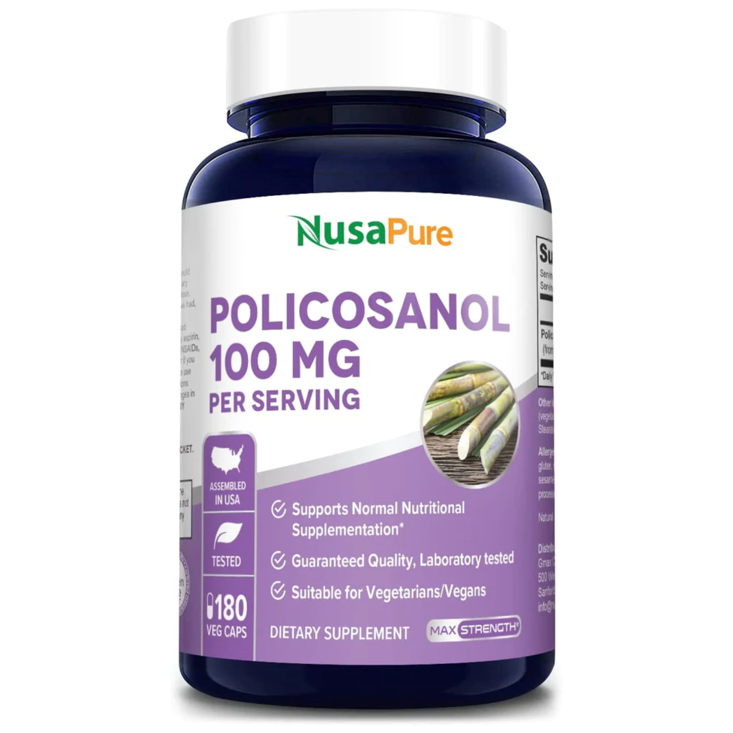 POLICOSANOL NUSAPURE 100 MG 180 CAPSULAS VEGETALES