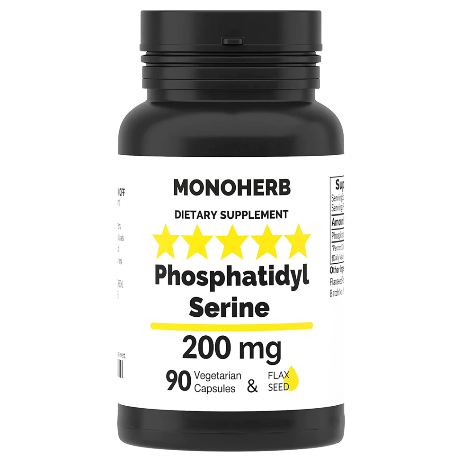 FOSFATIDIL SERINA 200 MG 90 CAPSULAS MONOHERB PHOSPHATIDYL SERINE