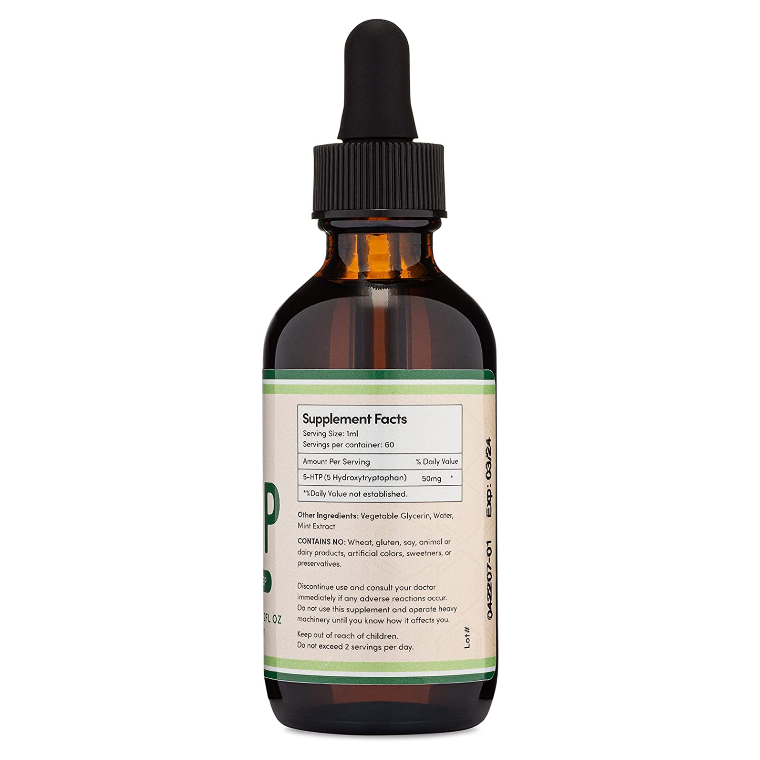 5-HTP 50 MG 60 SERVICIOS SIN GMO DOUBLE WOOD