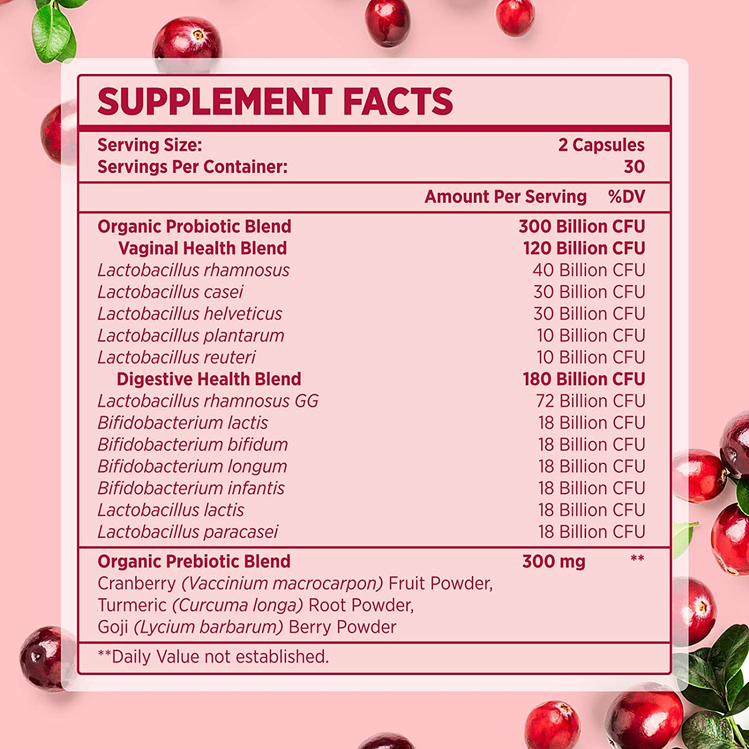 PROBIOTICOS CON ENZIMAS DIGESTIVAS Y COMPLEJO URINARIO PARA MUJERES 12 CEPAS 300 BILLONES CFU 60 CAPSULAS ISTWELLNESS